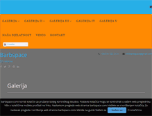 Tablet Screenshot of barbspace.com